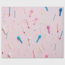 ハッピーバースデー ラッピングペーパー