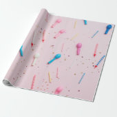 ハッピーバースデー ラッピングペーパー (アンロールド)