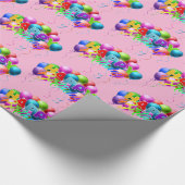 ハッピーバースデー ラッピングペーパー (角)