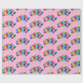 ハッピーバースデー ラッピングペーパー (フラット)