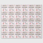 ハッピーバースデー ラッピングペーパー (フラット)