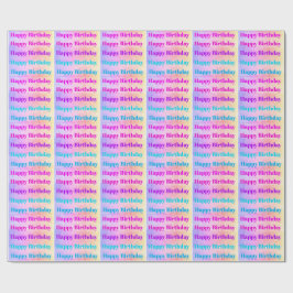 ハッピーバースデー ラッピングペーパー