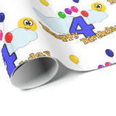 ハッピーバースデー ラッピングペーパー (ロールコーナー)