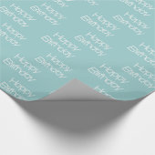 ハッピーバースデー ラッピングペーパー (角)