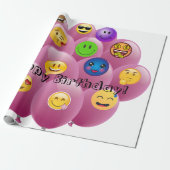 ハッピーバースデー ラッピングペーパー (アンロールド)