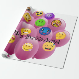 ハッピーバースデー ラッピングペーパー