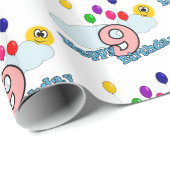 ハッピーバースデー ラッピングペーパー (ロールコーナー)