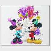 ハッピーバースデー ラッピングペーパー (フラット)