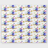 ハッピーバースデー ラッピングペーパー (フラット)