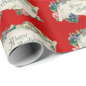 ハッピーバースデー ラッピングペーパー (ロールコーナー)