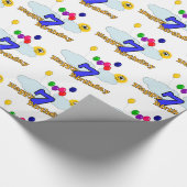 ハッピーバースデー ラッピングペーパー (角)