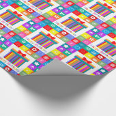 ハッピーバースデー ラッピングペーパー (角)