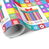 ハッピーバースデー ラッピングペーパー (ロールコーナー)