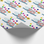 ハッピーバースデー ラッピングペーパー (角)