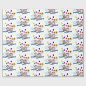 ハッピーバースデー ラッピングペーパー (フラット)