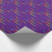 ハッピーバースデー ラッピングペーパー (角)