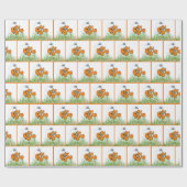 ハッピーバースデー ラッピングペーパー (フラット)