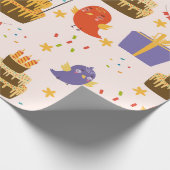 ハッピーバースデー ラッピングペーパー (角)