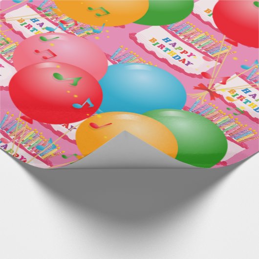 ハッピーバースデー! ラッピングペーパー (角)