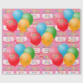 ハッピーバースデー! ラッピングペーパー (フラット)