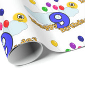 ハッピーバースデー ラッピングペーパー (ロールコーナー)