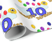 ハッピーバースデー ラッピングペーパー (ロールコーナー)