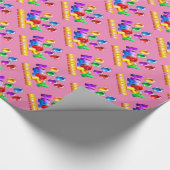 ハッピーバースデー ラッピングペーパー (角)