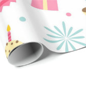 ハッピーバースデー ラッピングペーパー (ロールコーナー)