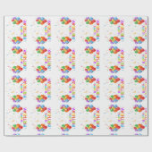 ハッピーバースデー ラッピングペーパー (フラット)