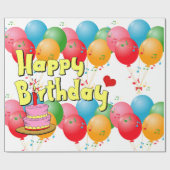 ハッピーバースデー!ラッピングペーパー ラッピングペーパー (フラット)