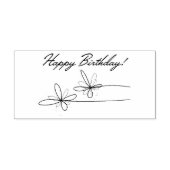 ハッピーバースデー ラバースタンプ (インプリント)