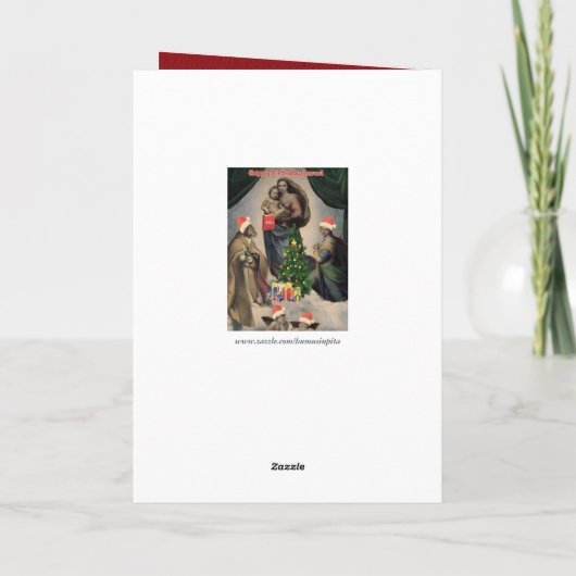 ハッピーバースデー!ラファエおもしろいルのリメイク シーズンカード (裏面)