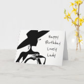 ハッピーバースデー***ラブリーレディ*** カード (黄色い花)