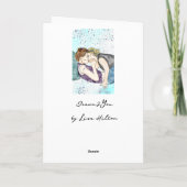 ハッピーバースデー、ラブ |レズビアンキス カード (裏面)