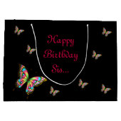 ハッピーバースデー ラージペーパーバッグ (裏面)