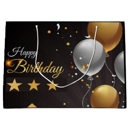 ハッピーバースデー ラージペーパーバッグ