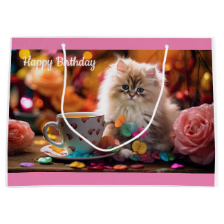 ハッピーバースデー ラージペーパーバッグ