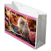 ハッピーバースデー ラージペーパーバッグ (正面アングル)