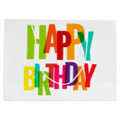 ハッピーバースデー ラージペーパーバッグ (裏面)