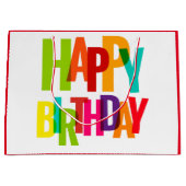 ハッピーバースデー ラージペーパーバッグ (正面)