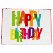 ハッピーバースデー ラージペーパーバッグ (裏面)