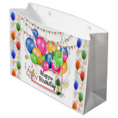 ハッピーバースデー ラージペーパーバッグ (裏面アングル)