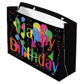 ハッピーバースデー ラージペーパーバッグ (裏面アングル)