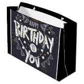 ハッピーバースデー ラージペーパーバッグ (裏面アングル)