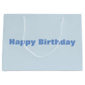 ハッピーバースデー ラージペーパーバッグ (正面)