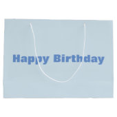 ハッピーバースデー ラージペーパーバッグ (裏面)