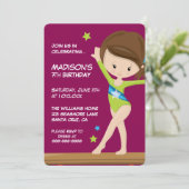 ハッピーバースデー | リトルギムナスト 招待状 (スタンド正面)