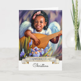 ハッピーバースデー。ルートとリトルエンジェル カード