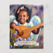 ハッピーバースデー。ルートとリトルエンジェル ポストカード (正面)