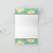 ハッピーバースデー-レトロアールデコパームドガーデン カード (内部)